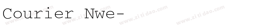 Courier Nwe字体转换